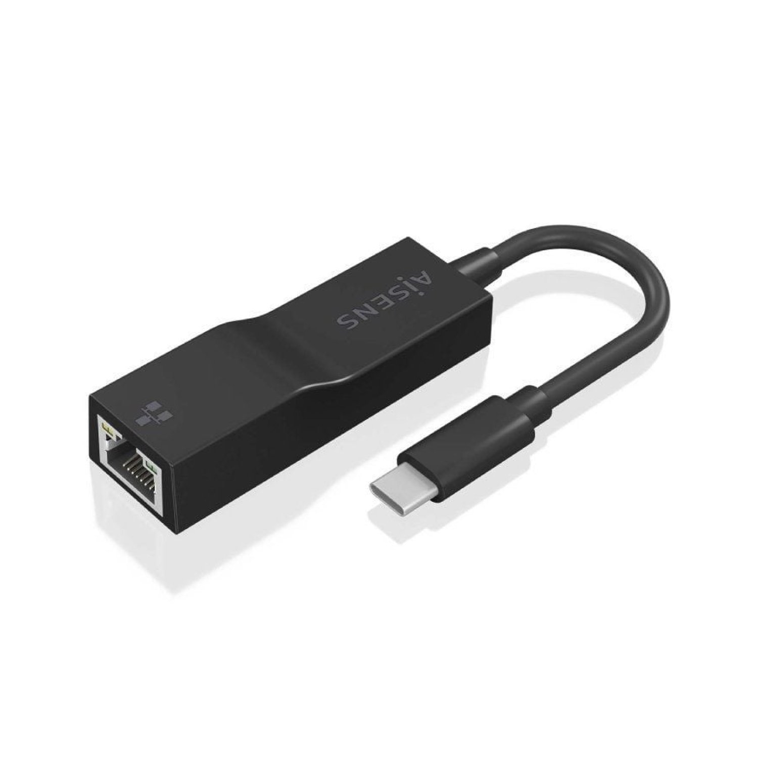 Aisens Adaptador USB Tipo-C a RJ45 · 1000 Mbps · Ethernet Gigabit