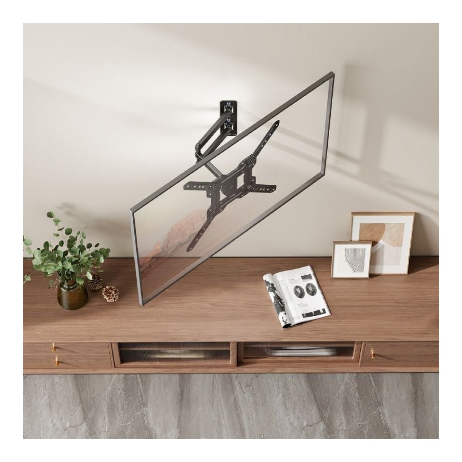 Aisens WT65TSE · Soporte TV Inclinable Giratorio · 23-65" · Hasta 30kg