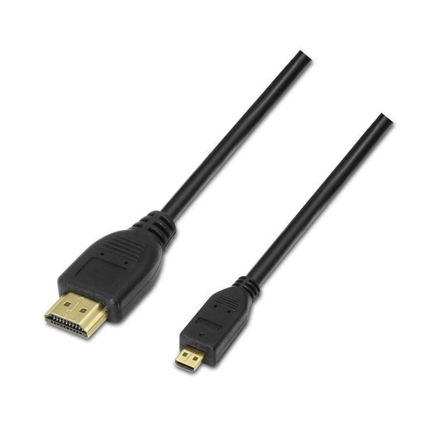 Aisens Cable Micro HDMI · 80cm · HDMI Macho a Micro HDMI · 720Mbps · Negro