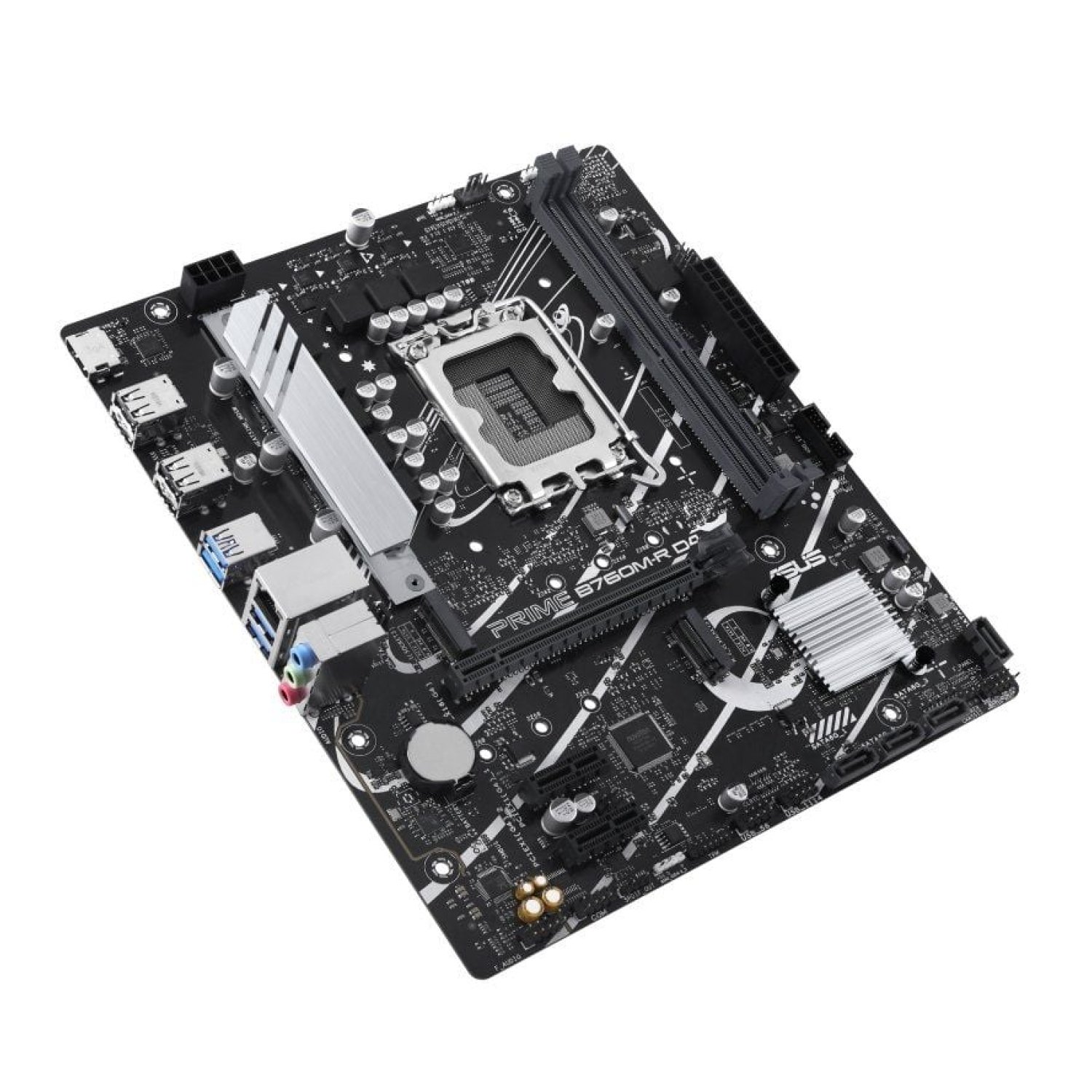 Asus Prime B760M-R D4 · Socket 1700 · DDR4 · PCIe 4.0 · Micro ATX