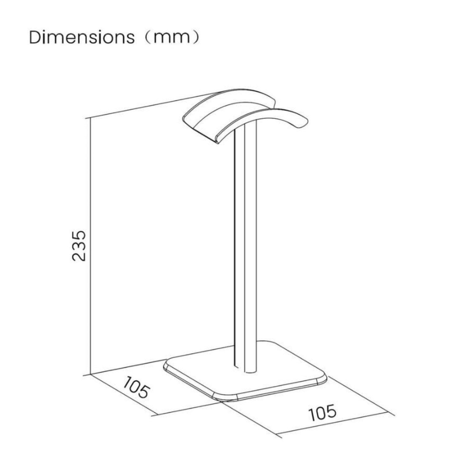 Aisens · Soporte para Auriculares · HSM001-397