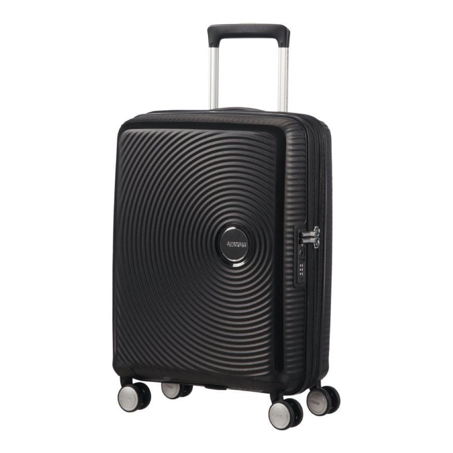 American Tourister SoundBox Spinner · Maleta Cabina 55cm · 4 Ruedas · Negra