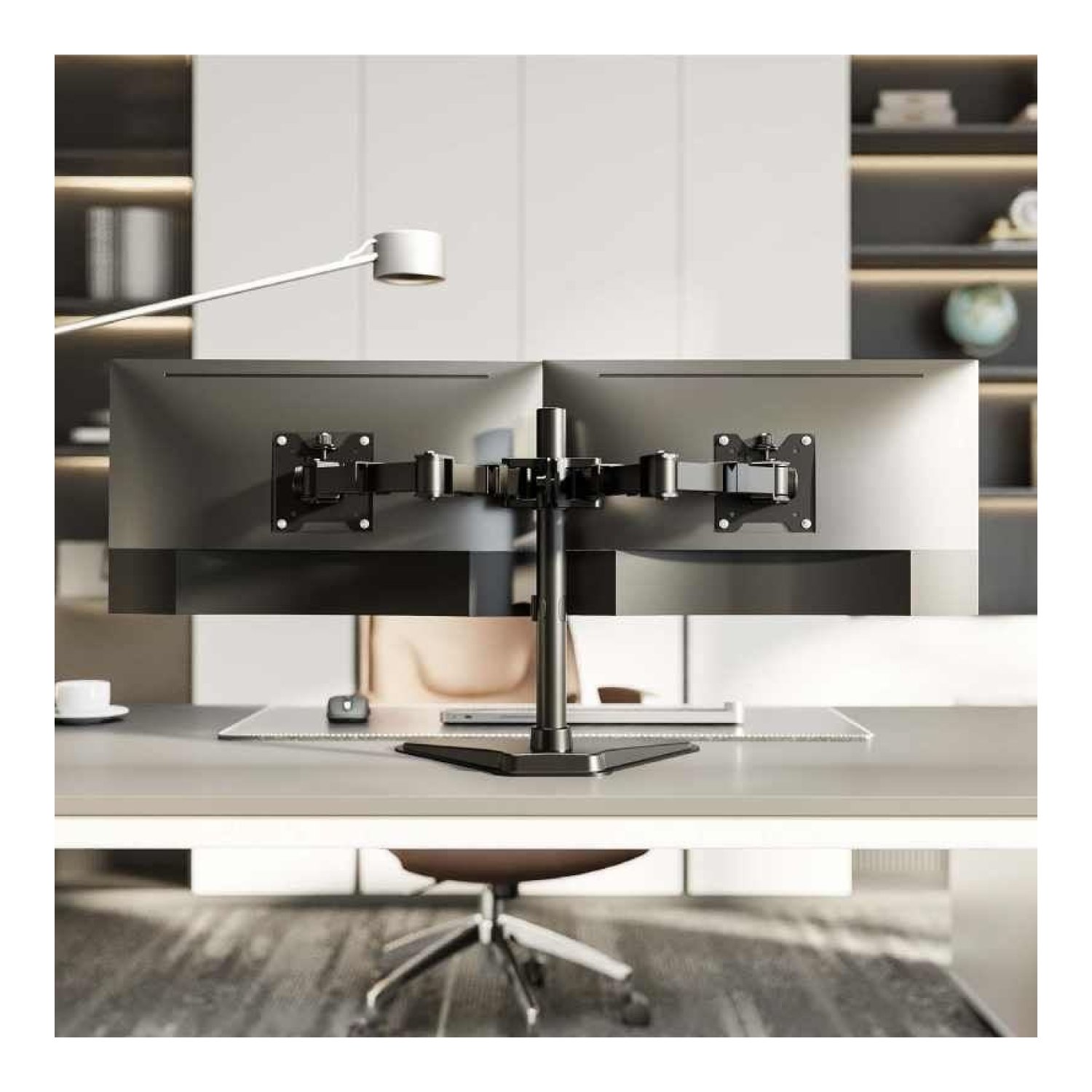Aisens DT35TSR · Soporte Doble Monitor · Giratorio e Inclinable · Hasta 20kg