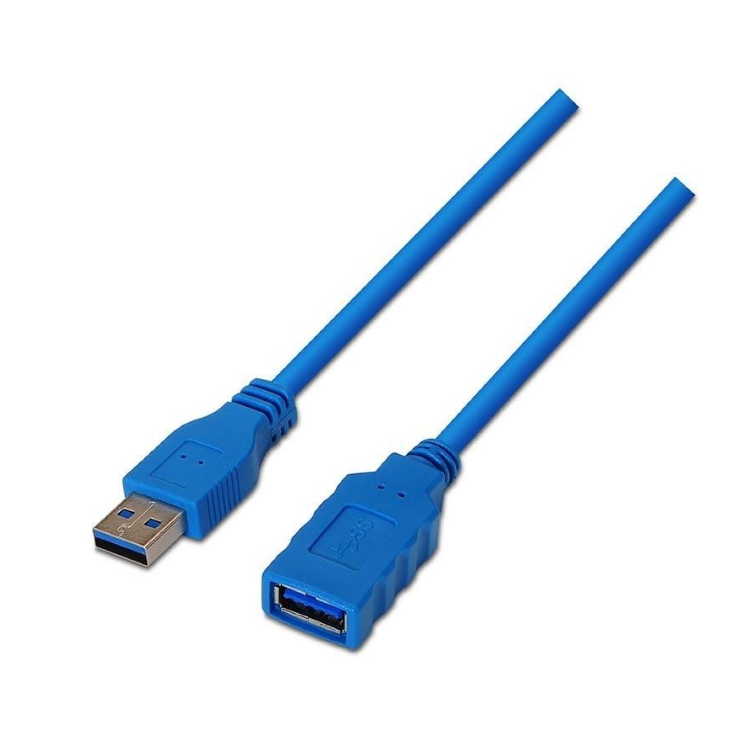 Aisens Cable Alargador USB 3.0 · 2m · USB Macho-Hembra · 625Mbps · Azul