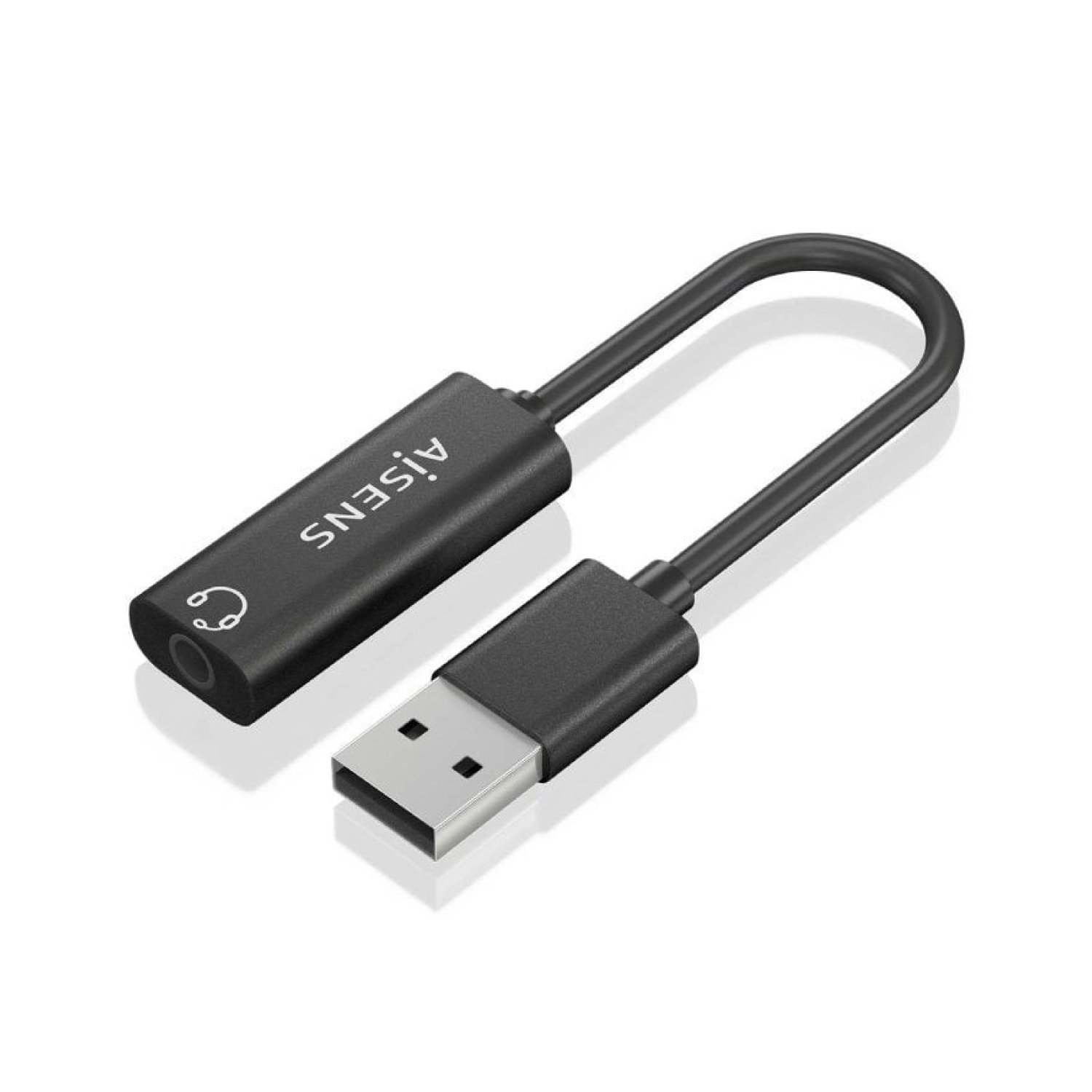 Aisens · Tarjeta de Sonido USB · Jack 3,5mm · Conexión USB Macho
