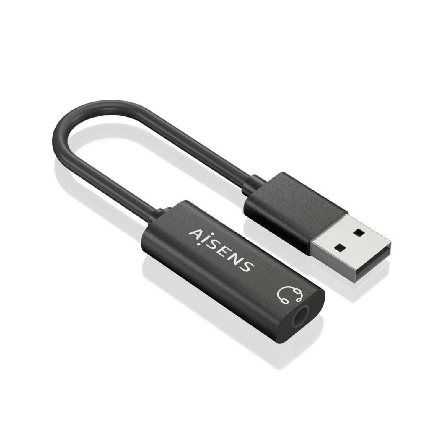 Aisens · Tarjeta de Sonido USB · Jack 3,5mm · Conexión USB Macho