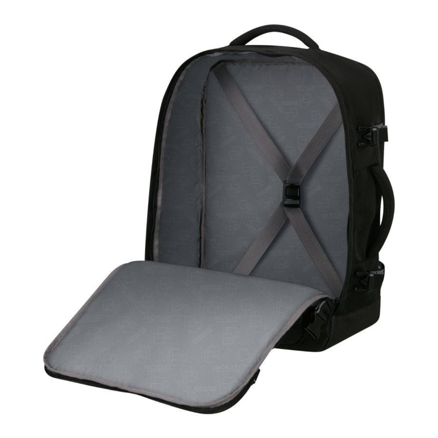 American Tourister Take2Cabin M · Mochila 38,2L · Negra · Portátil