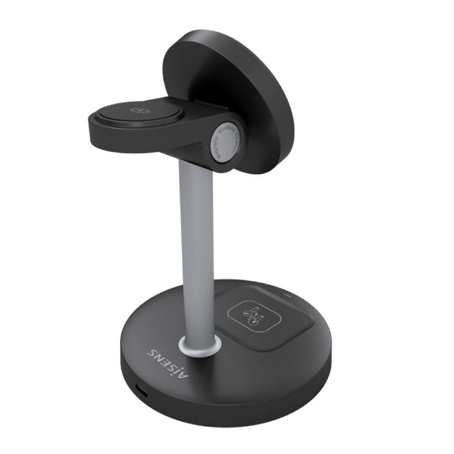 Aisens · Base de Carga Inalámbrica · 15W · Negro
