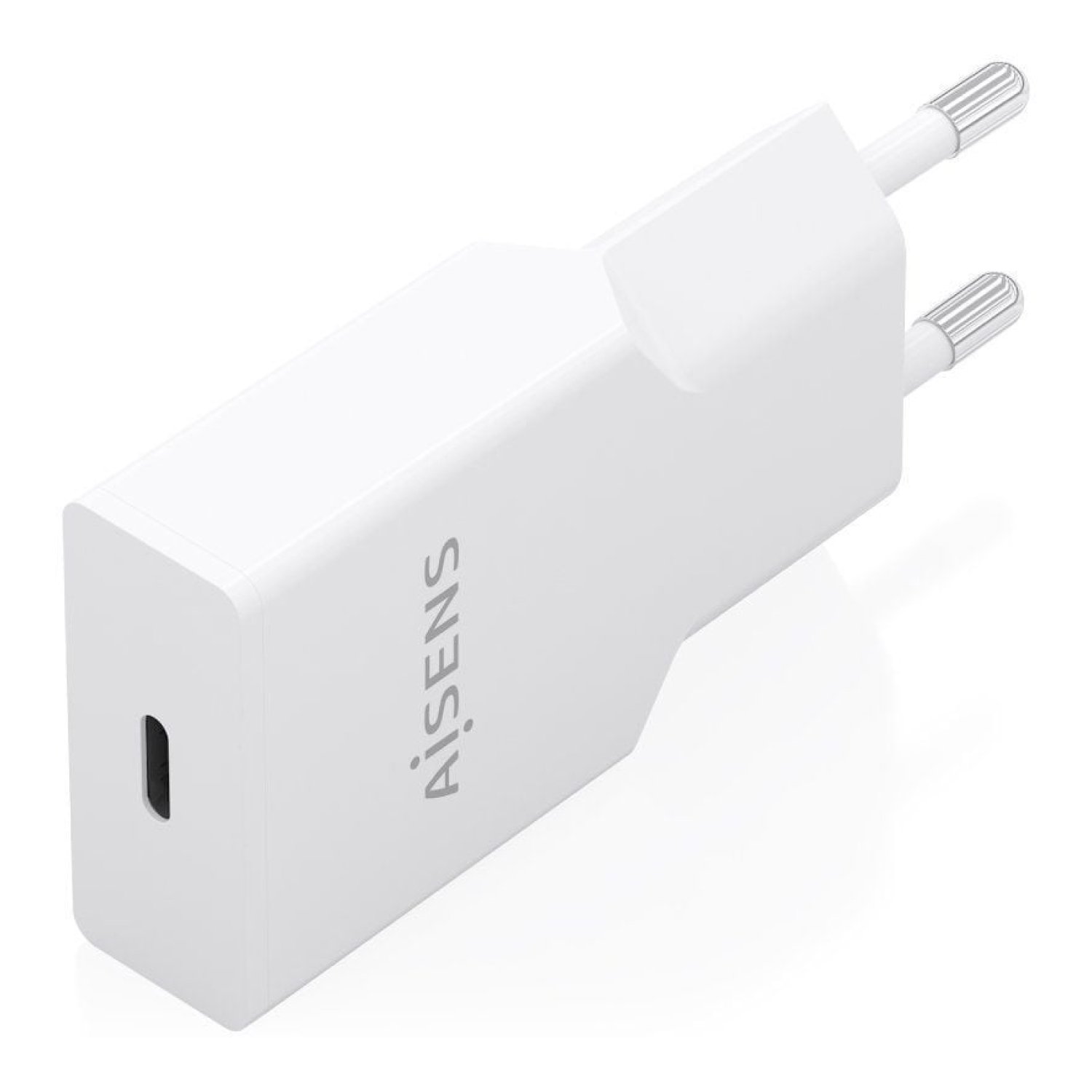 Aisens · Cargador GaN Pared · 20W · USB-C · Blanco