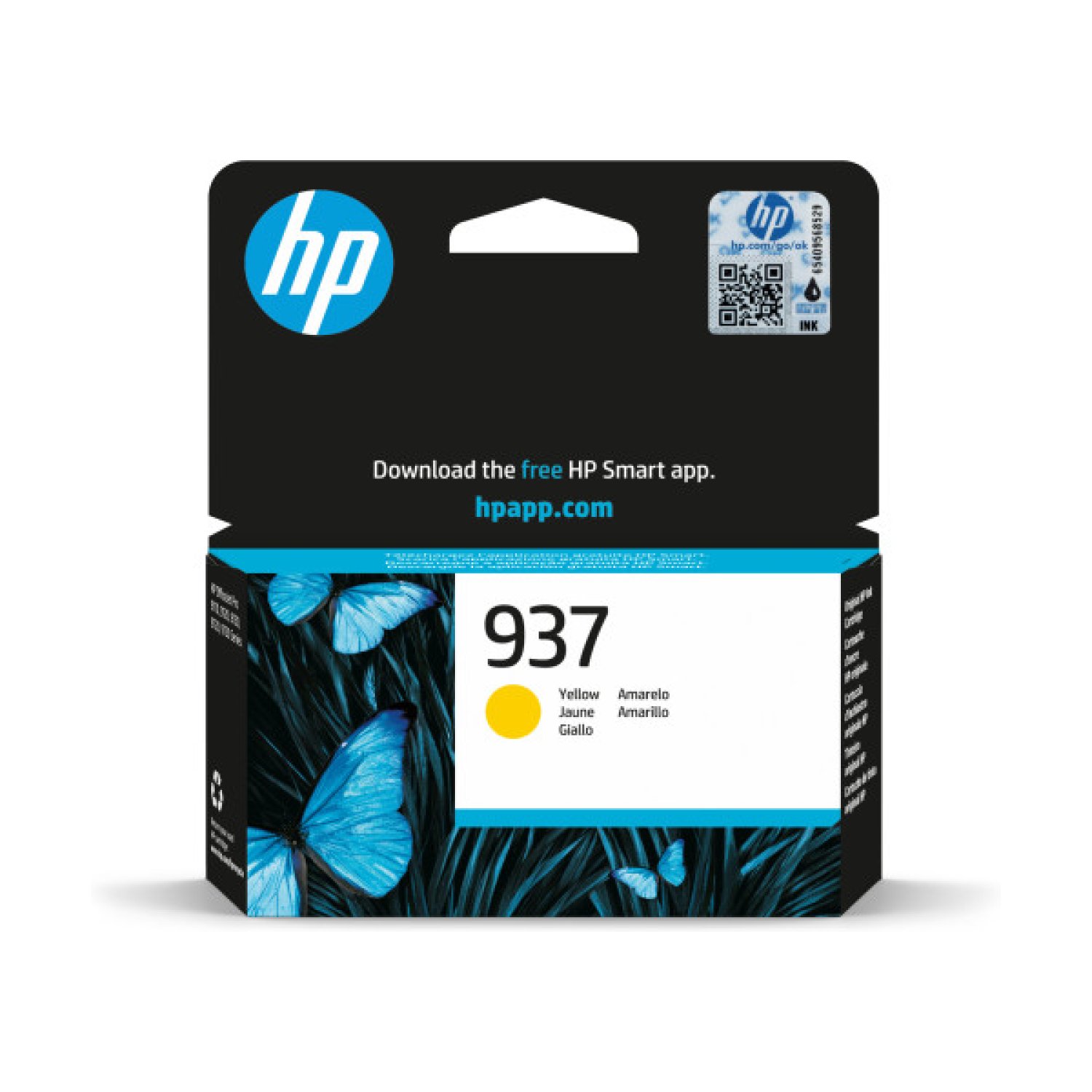 HP Cartucho de Tinta nº937 · Amarillo · Original