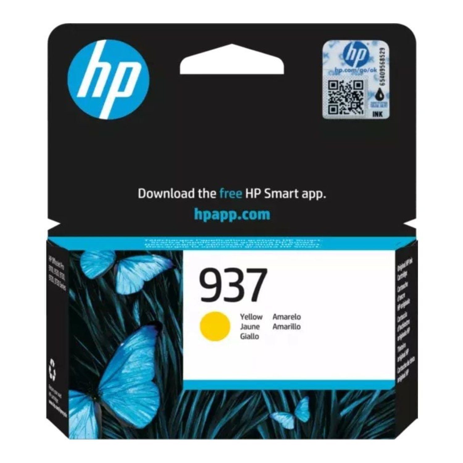 HP Cartucho de Tinta nº937 · Amarillo · Original