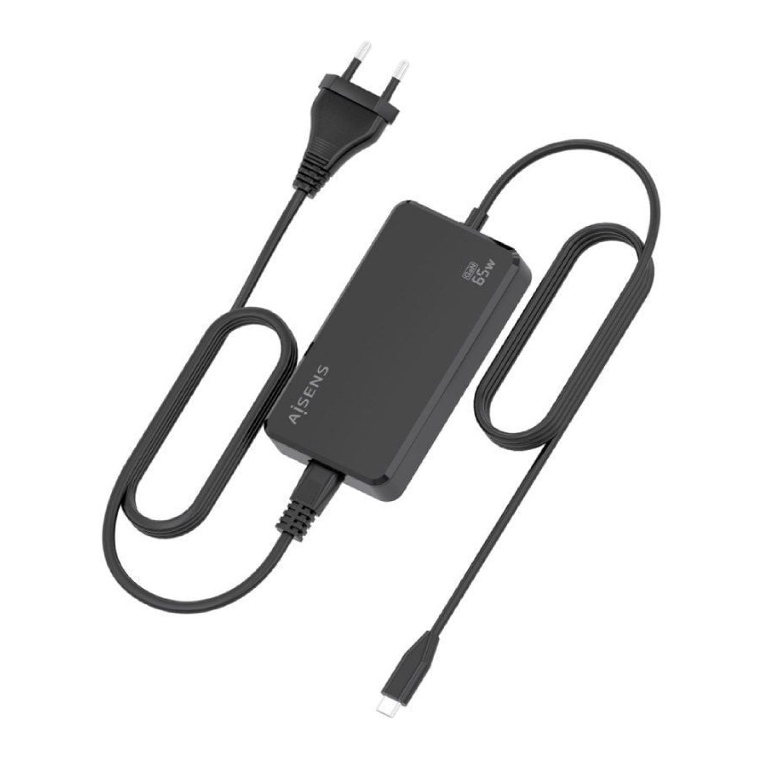 Aisens Cargador GaN Sobremesa · 65W · 1x USB-C
