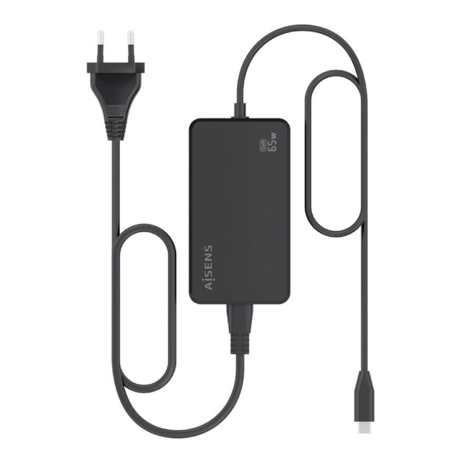 Aisens Cargador GaN Sobremesa · 65W · 1x USB-C