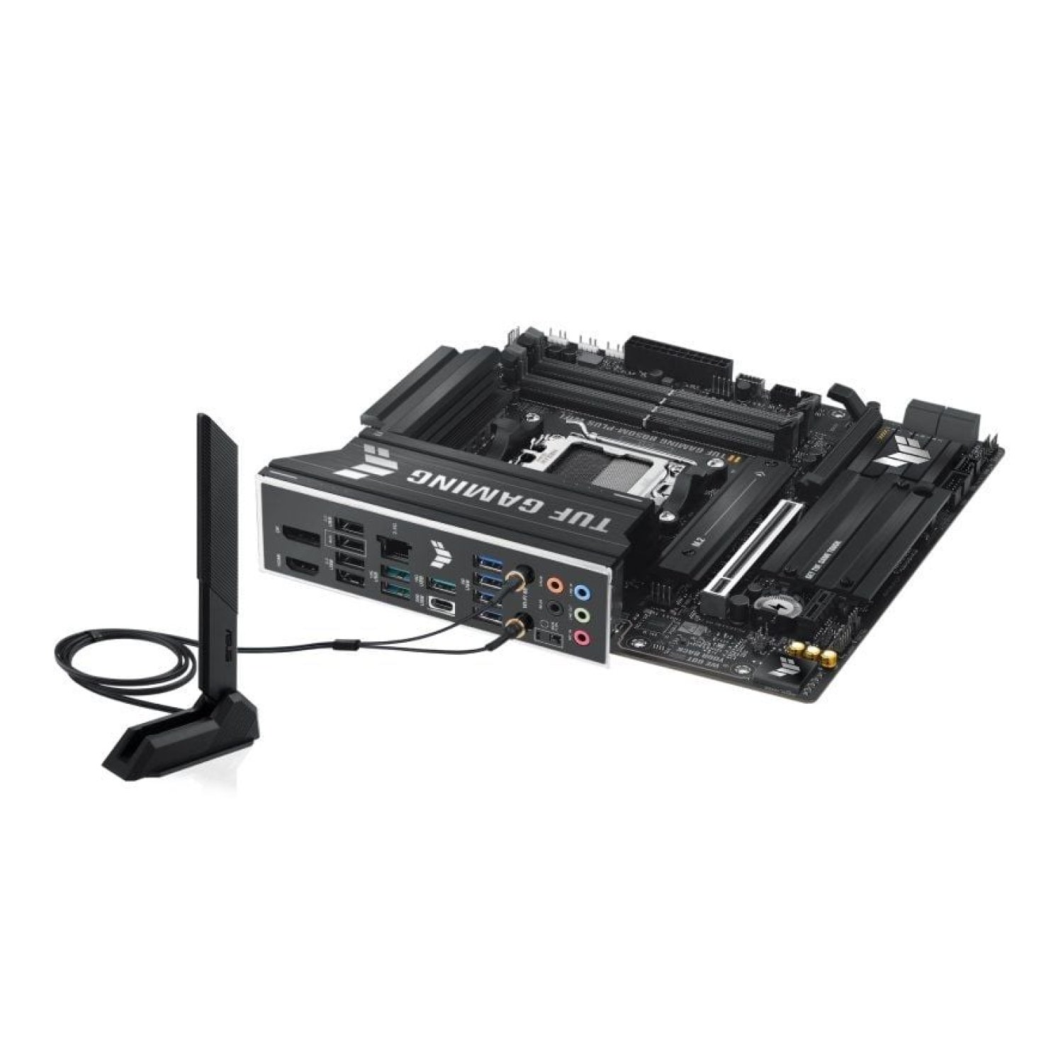 Asus TUF Gaming B850M-PLUS WiFi · Socket AM5 · DDR5 · PCIe 5.0 · Micro ATX