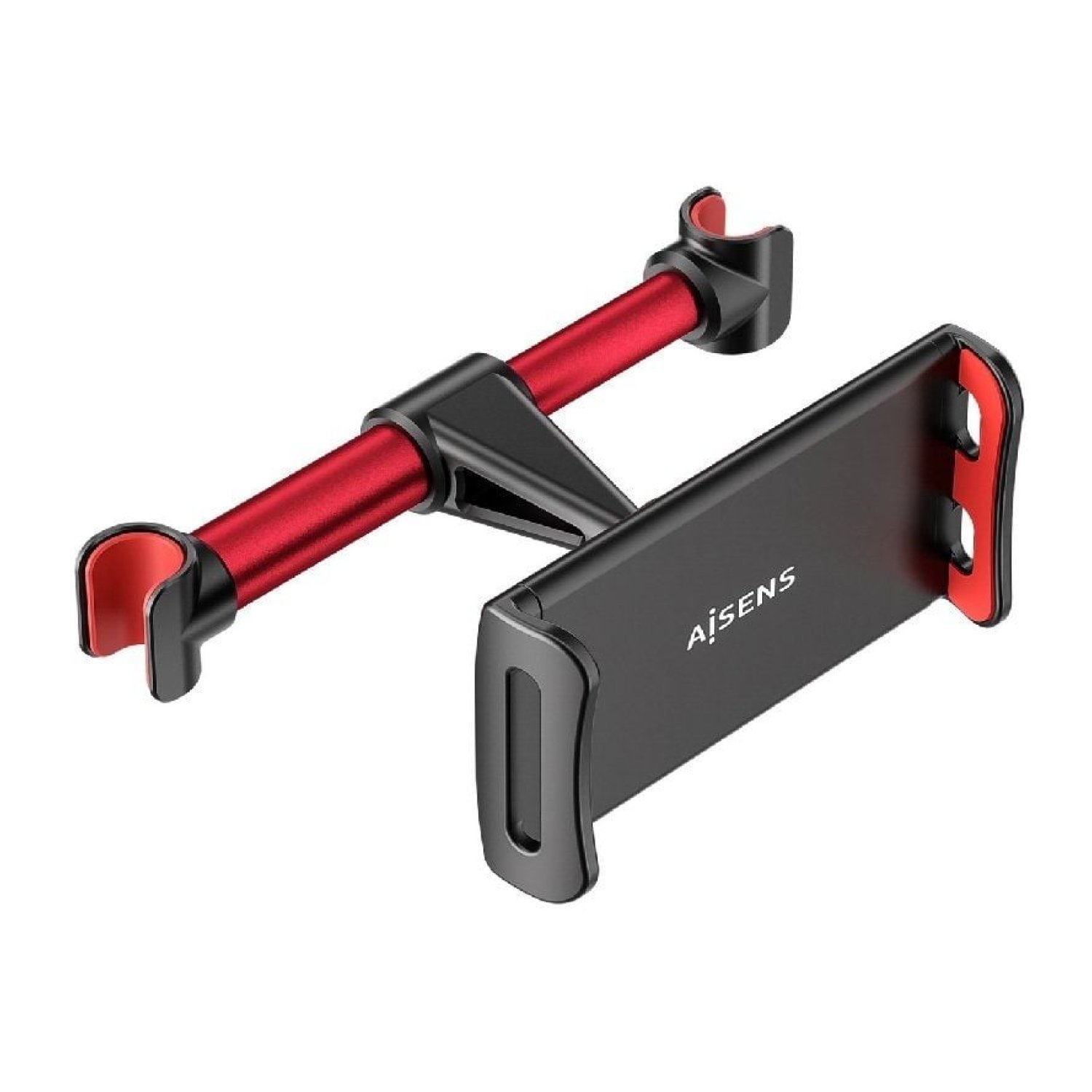 Aisens · Soporte Smartphone/Tablet Coche · Negro y Rojo · Ajustable
