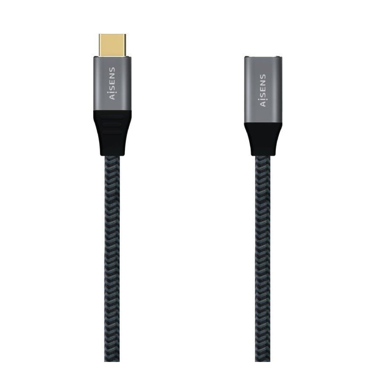 Aisens Cable Alargador USB-C 3.2 · 1m · 20Gbps · 100W · 5A