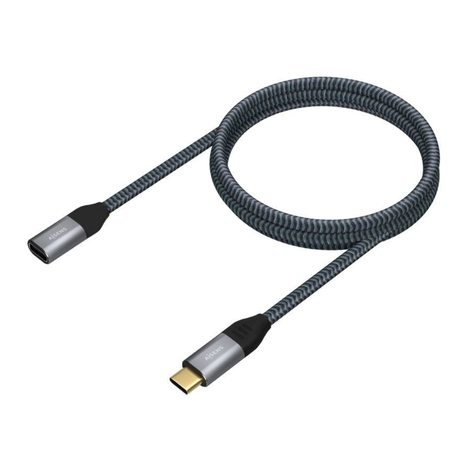 Aisens Cable Alargador USB-C 3.2 · 1m · 20Gbps · 100W · 5A