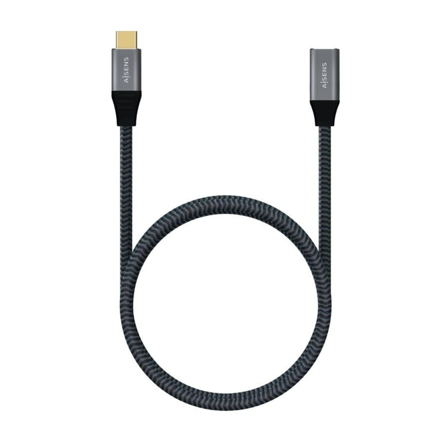 Aisens Cable Alargador USB-C 3.2 · 1m · 20Gbps · 100W · 5A
