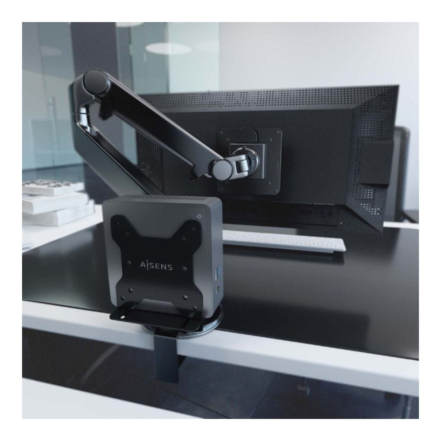 Aisens · Soporte VESA MiniPC · 100x100 · Hasta 5kg