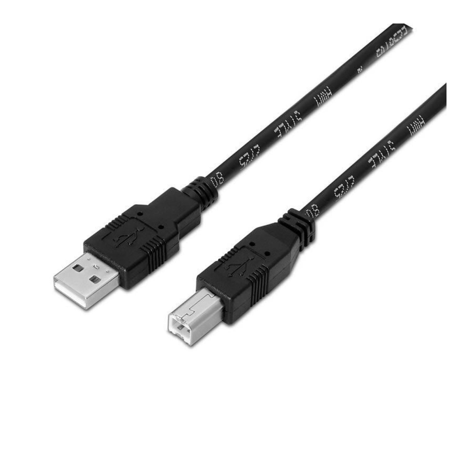 Aisens · Cable USB 2.0 Tipo-B · 3 metros · Negro