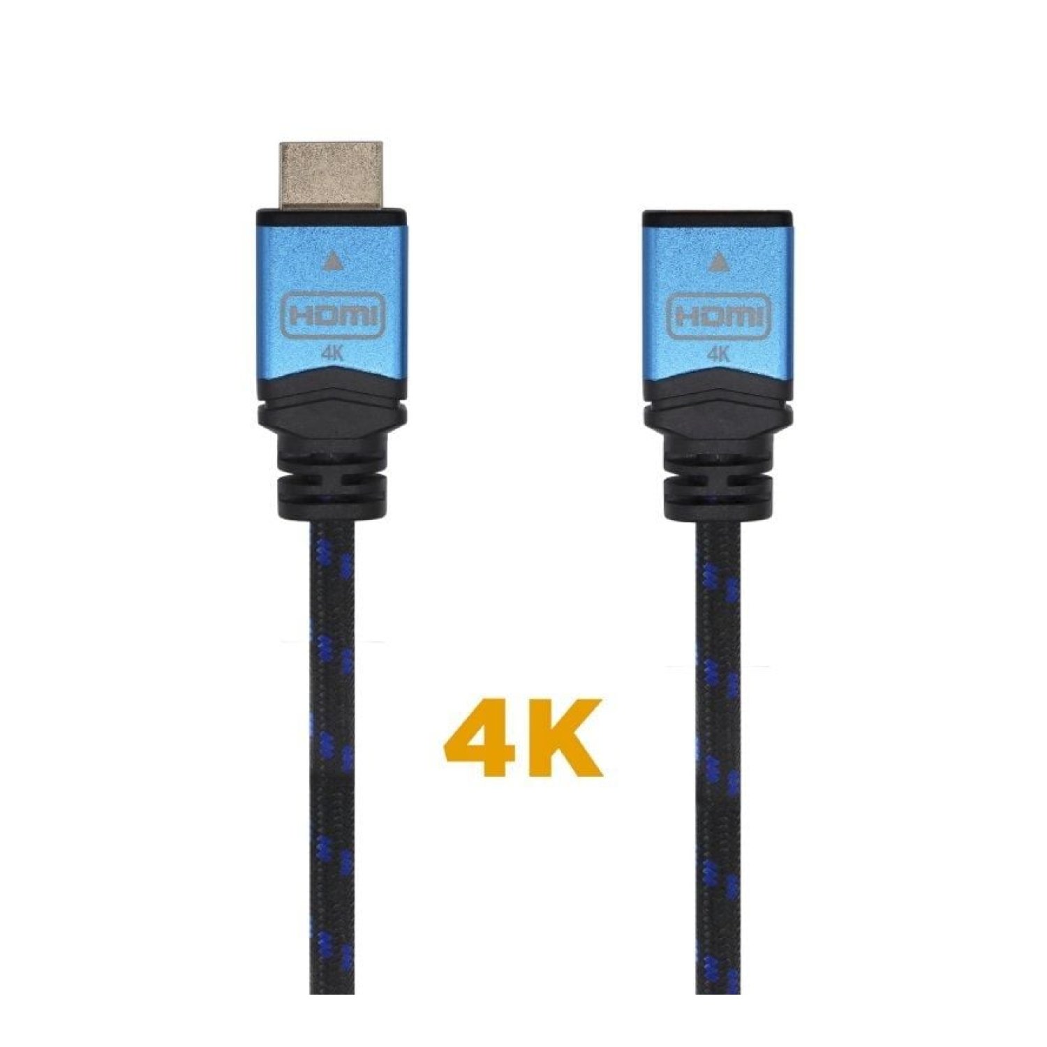 Aisens Cable Alargador HDMI · 2m · Macho-Hembra · Negro