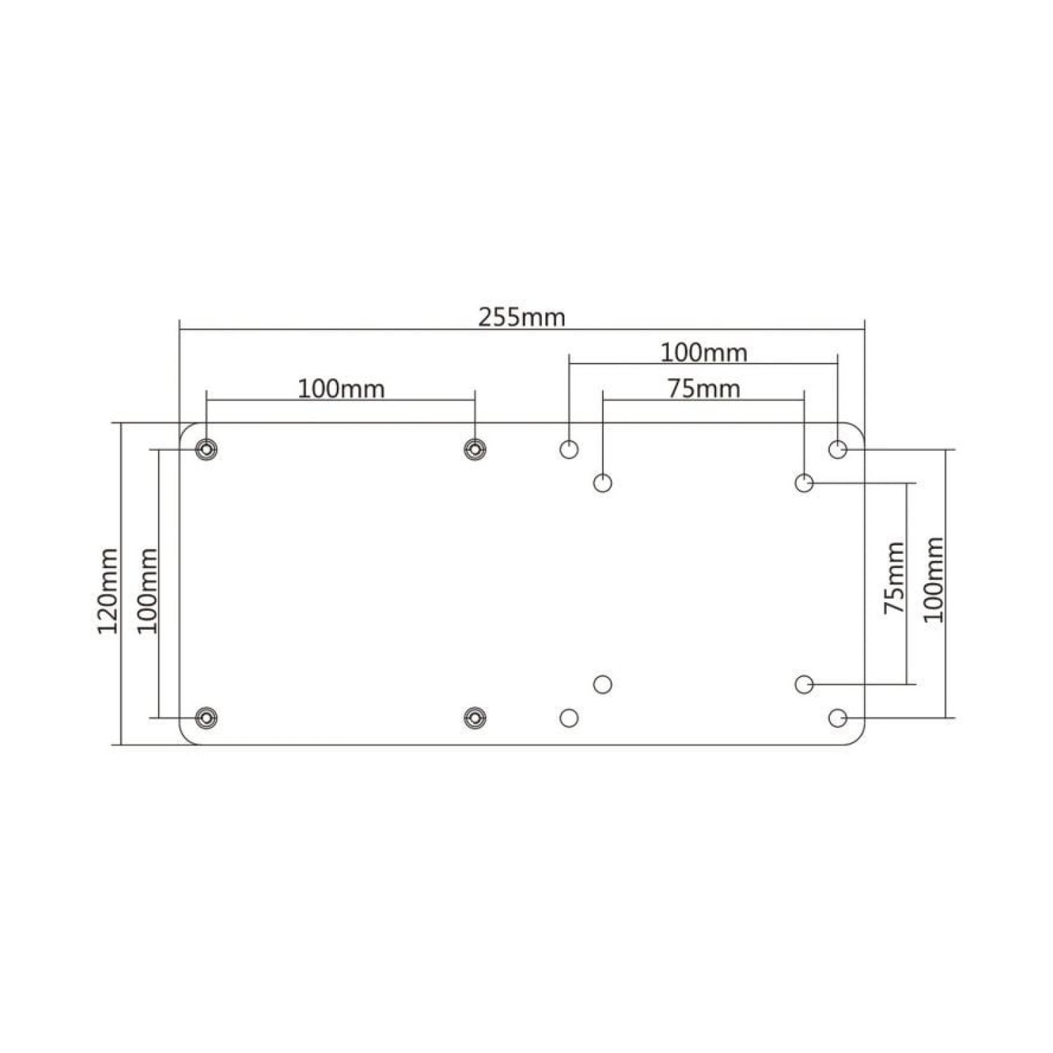 Aisens · Soporte MiniPC · VESA 100x100 · Montaje en pared