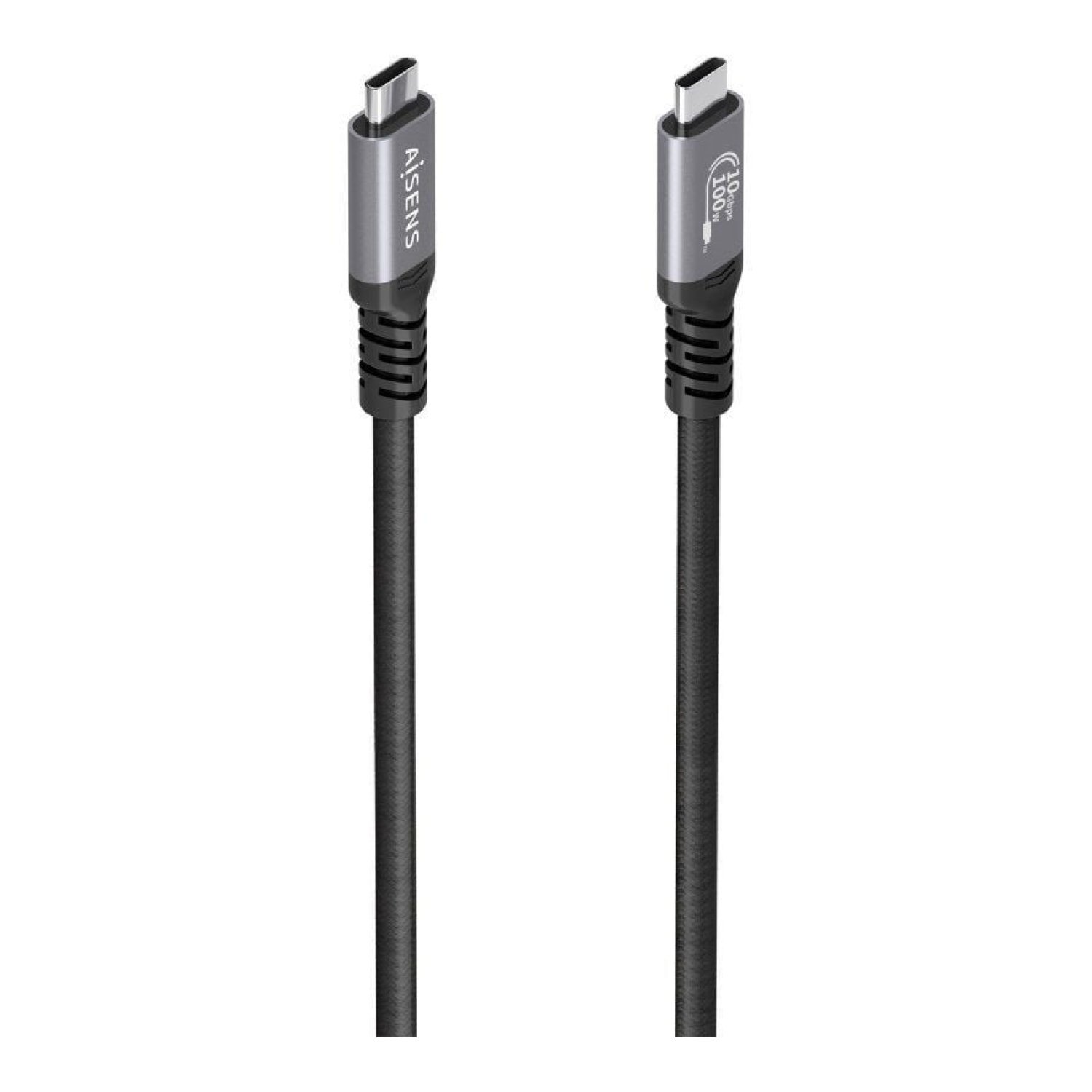 Aisens Cable USB-C · 4m · 10Gbps · 100W · USB 3.2 · Negro