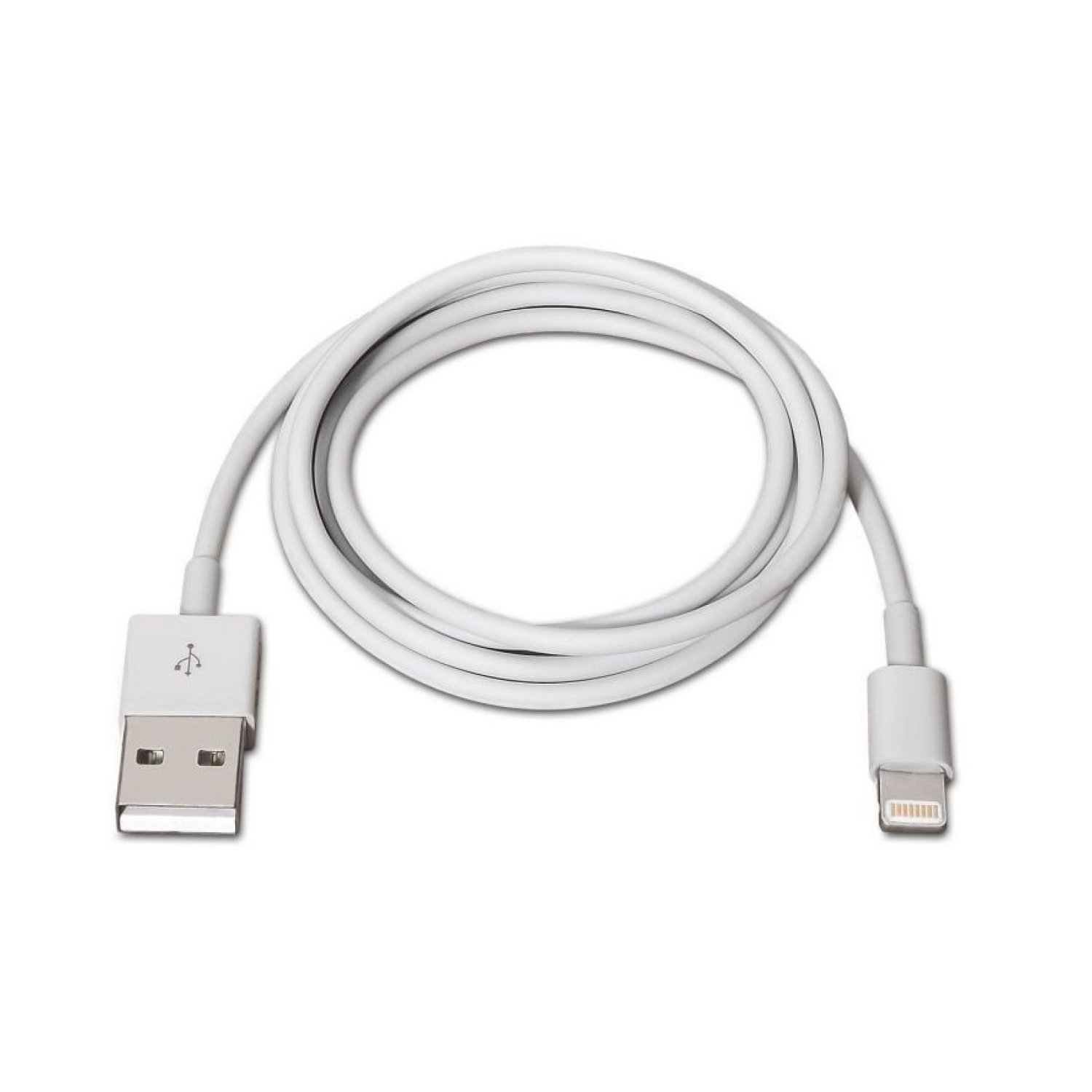 Aisens · Cable USB 2.0 Lightning · 2m · USB Macho a Lightning · Blanco