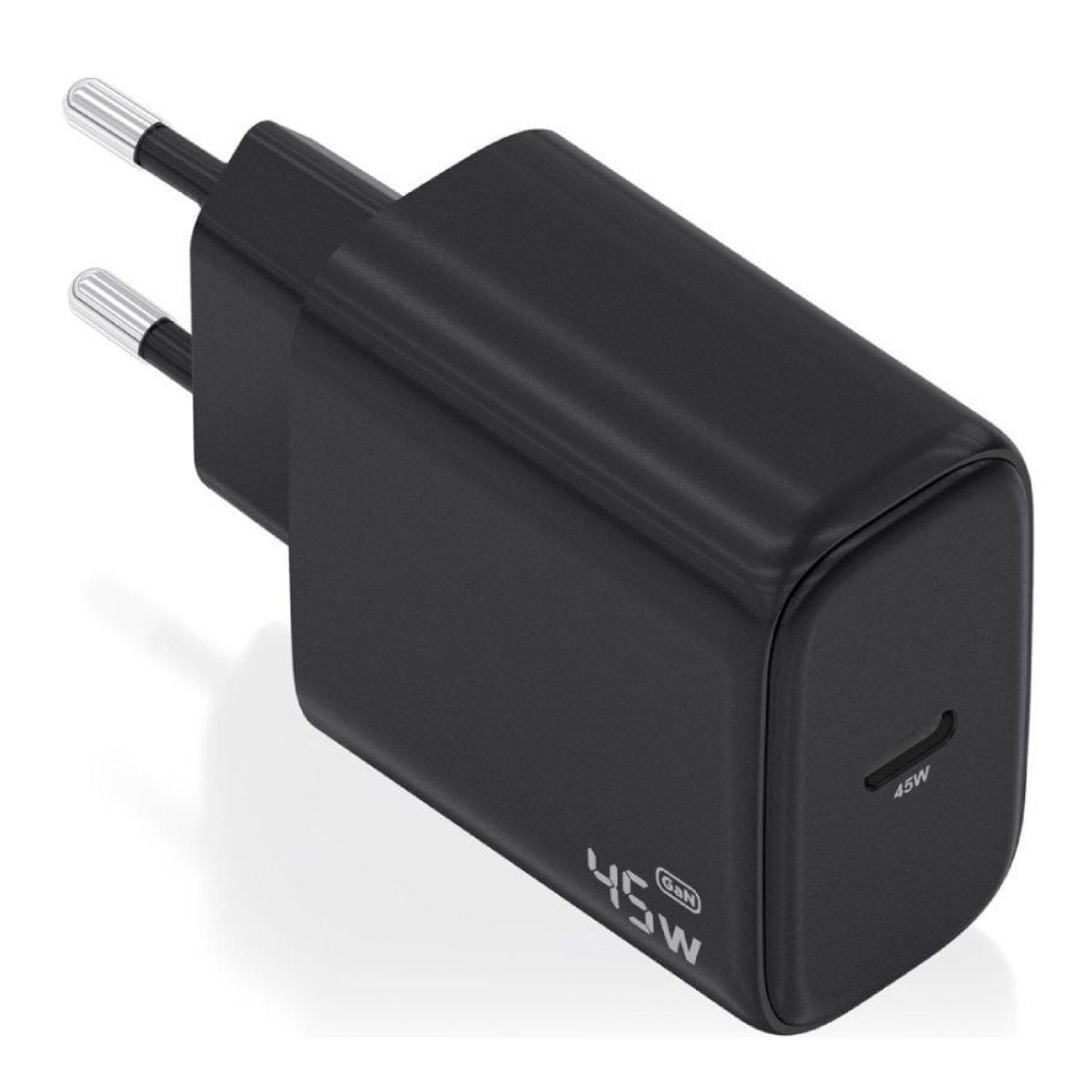 Aisens Cargador GaN · 45W · 1x USB Tipo-C · Negro
