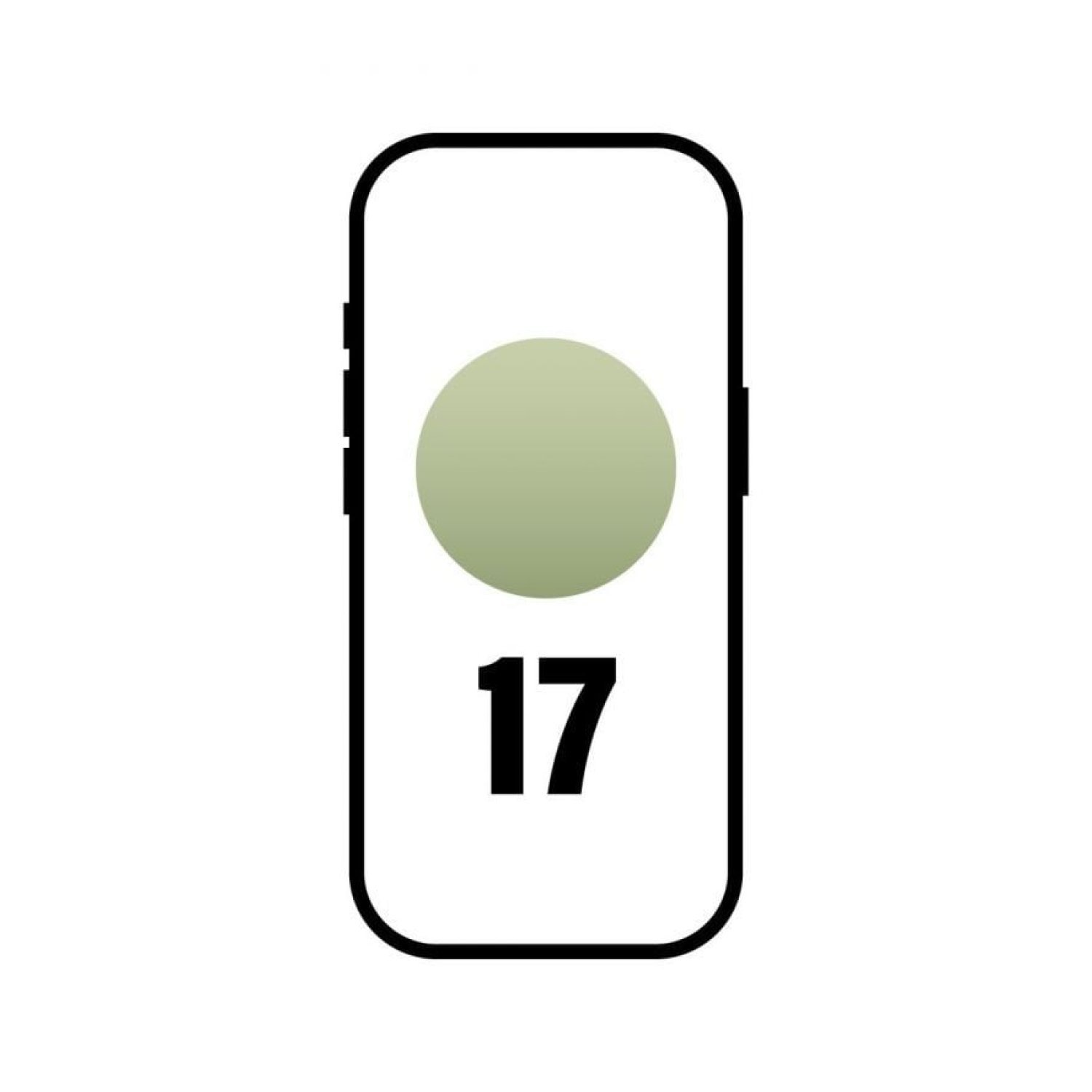Apple iPhone 17 · 6,3" · 256GB · 5G · Verde salvia
