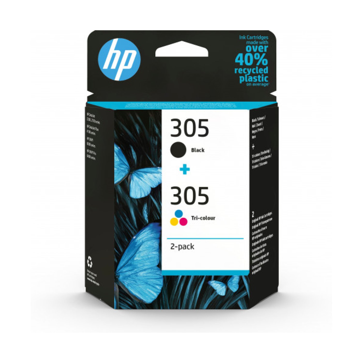 HP Cartucho Tinta Nº305 · Multipack · Negro + Tricolor