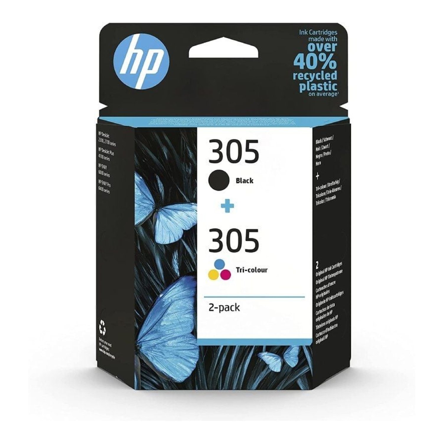 HP Cartucho Tinta Nº305 · Multipack · Negro + Tricolor