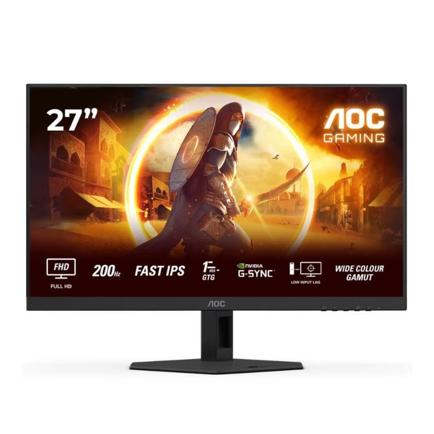 AOC Gaming 27G4HRE · 27" Full HD · 200Hz · 1ms · IPS · Negro