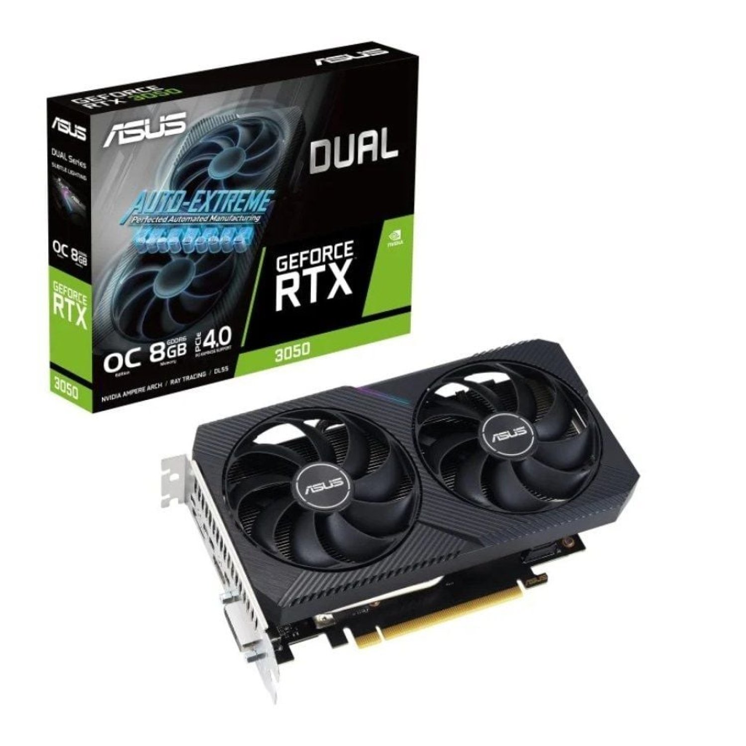 Asus Dual GeForce RTX 3050 V2 OC · 8GB GDDR6
