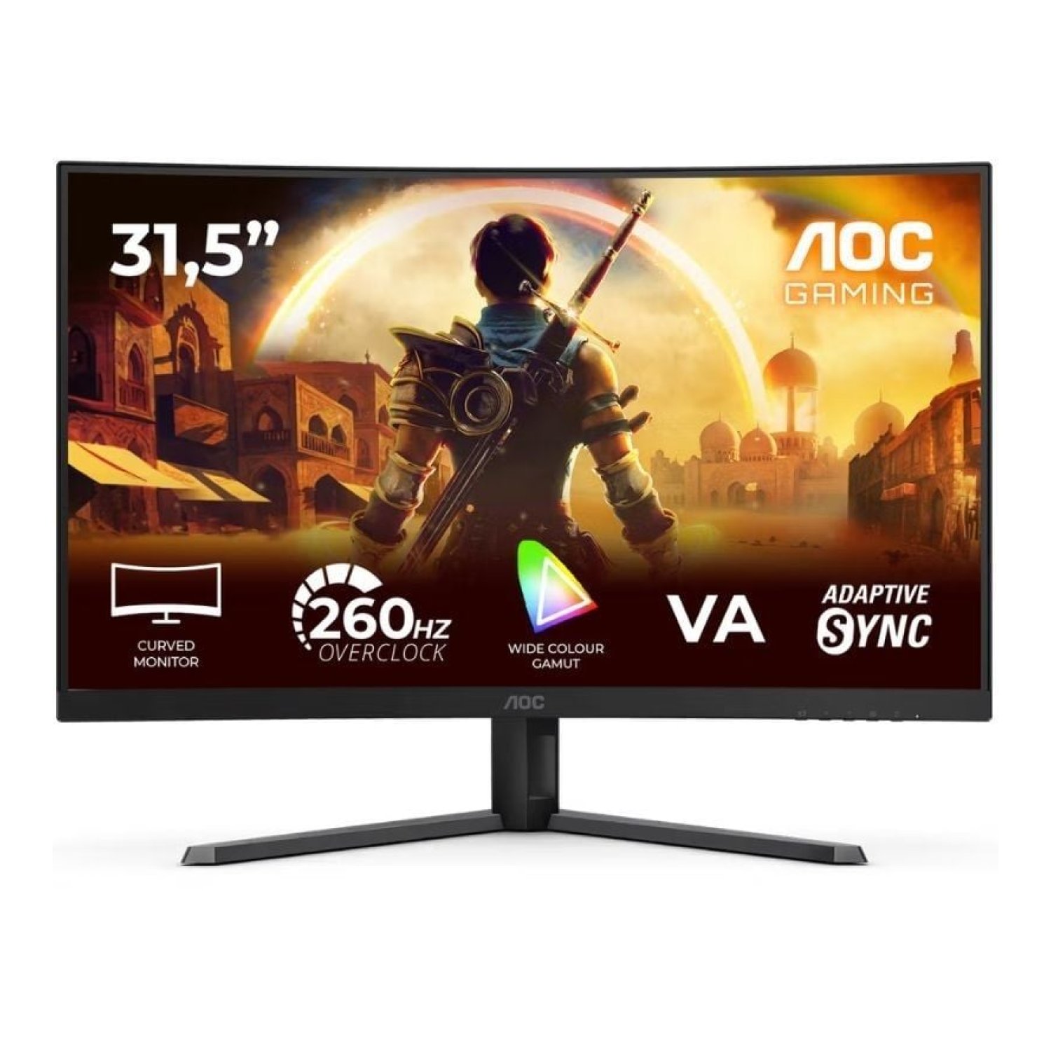 AOC C32G42ZE · Monitor Gaming Curvo 31,5" · 240Hz · 0,3ms · Full HD · VA