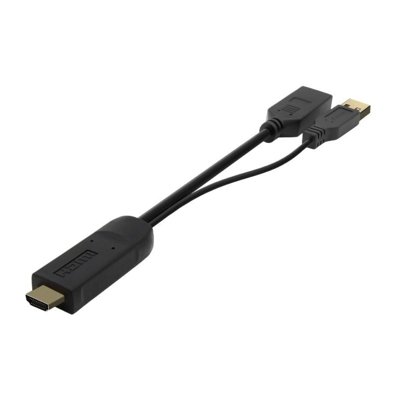 Aisens Cable Conversor HDMI a DisplayPort · USB · 4K · 2250Mbps · 10cm · Negro