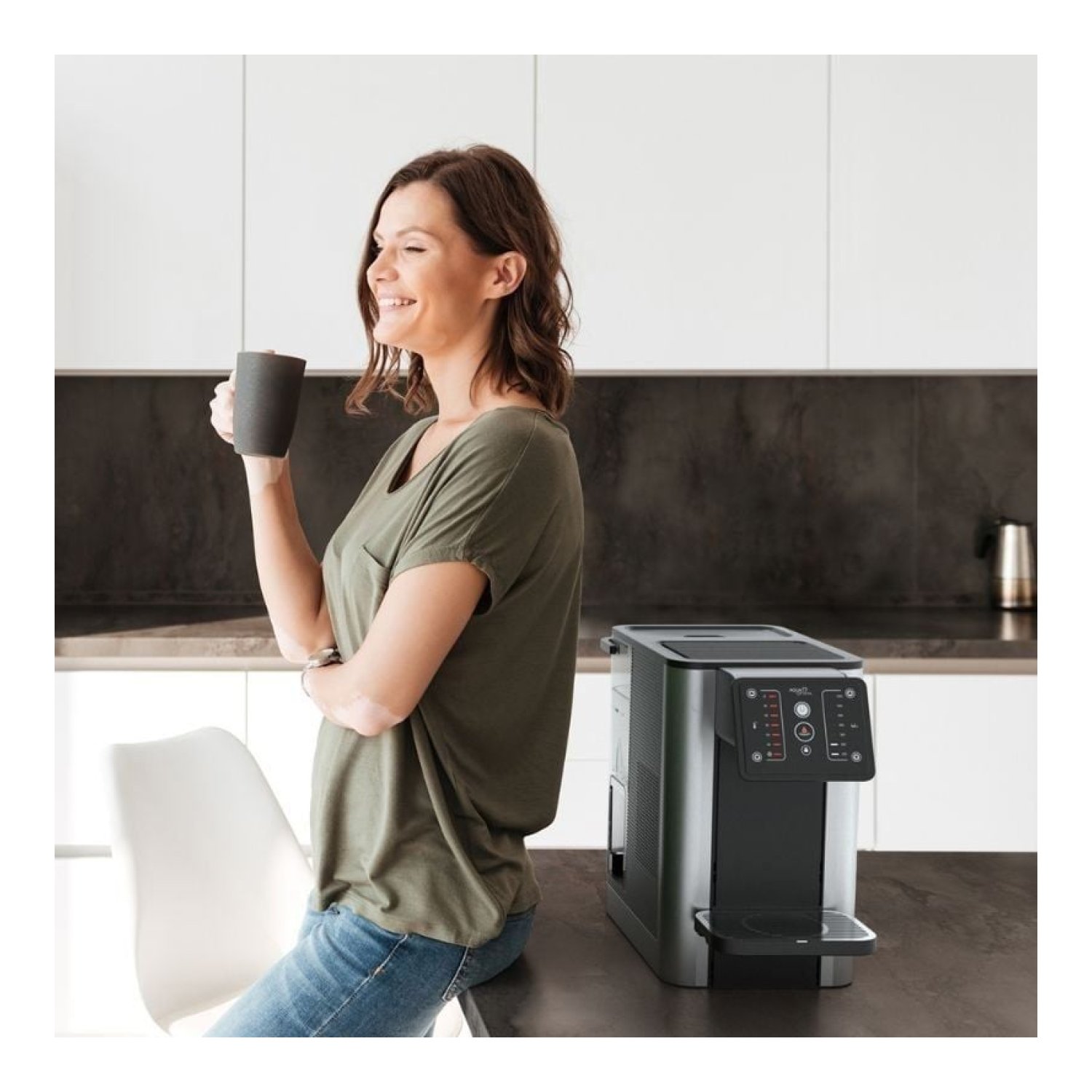 Aqua Optima Aurora · Dispensador de Agua · 2100W · 3,8L · Filtro Evolve+ Incluido
