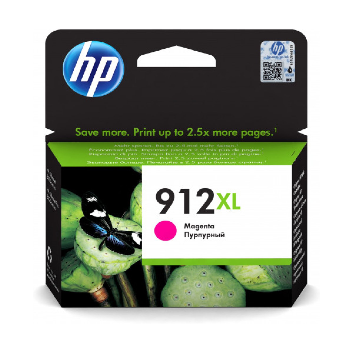 HP · Cartucho Tinta nº912 XL · Alta Capacidad · Magenta