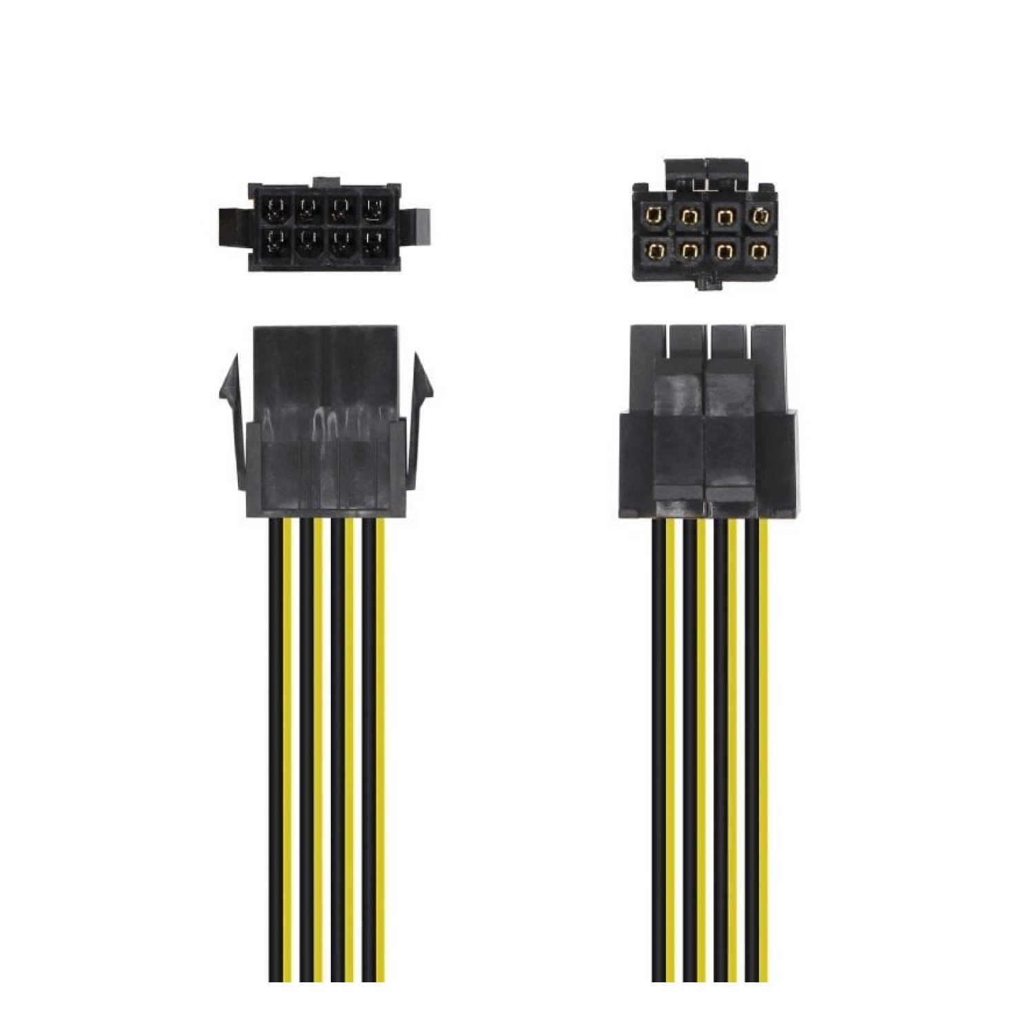Aisens · Cable Alimentación Microprocesador · Molex 4+4 PIN a 8 PIN · 30cm