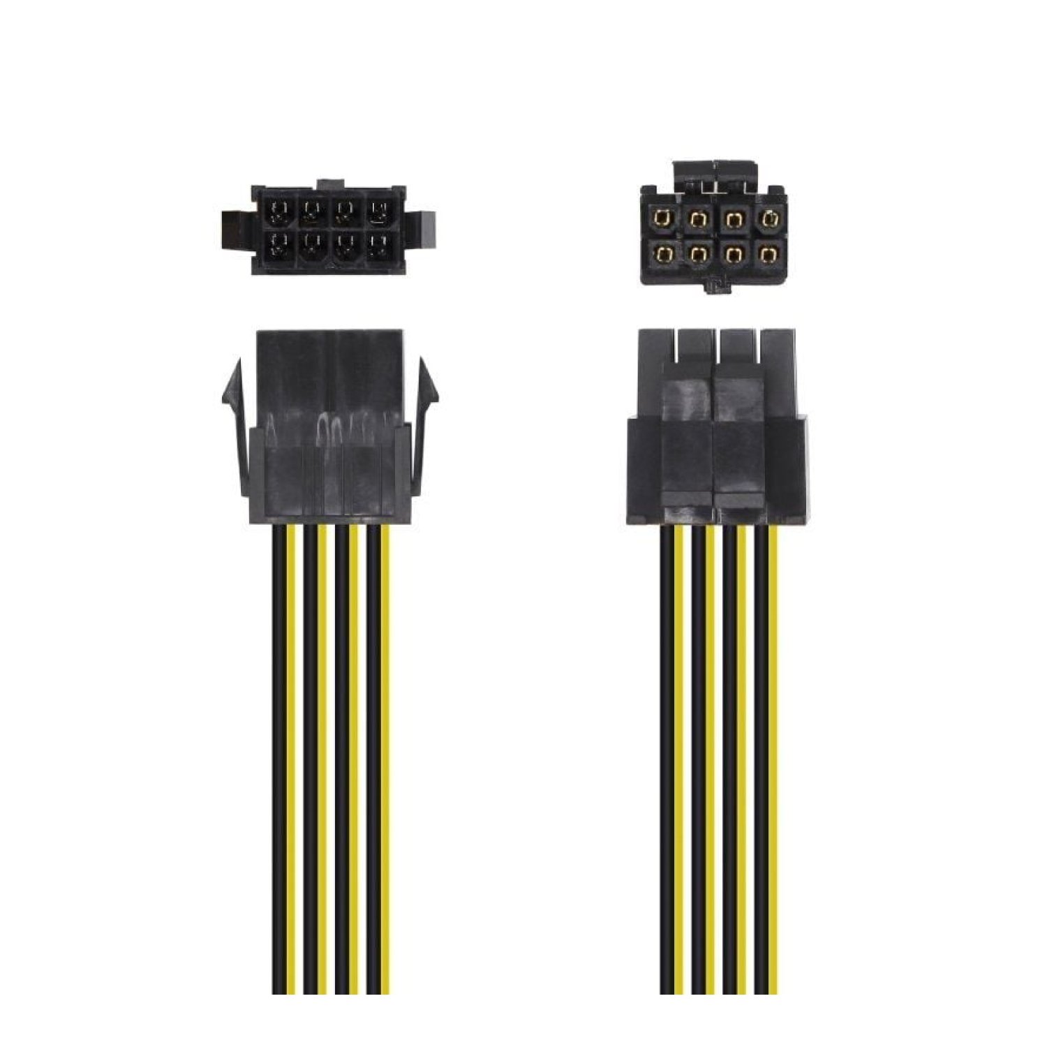 Aisens · Cable Alimentación Microprocesador · Molex 4+4 PIN a 8 PIN · 30cm