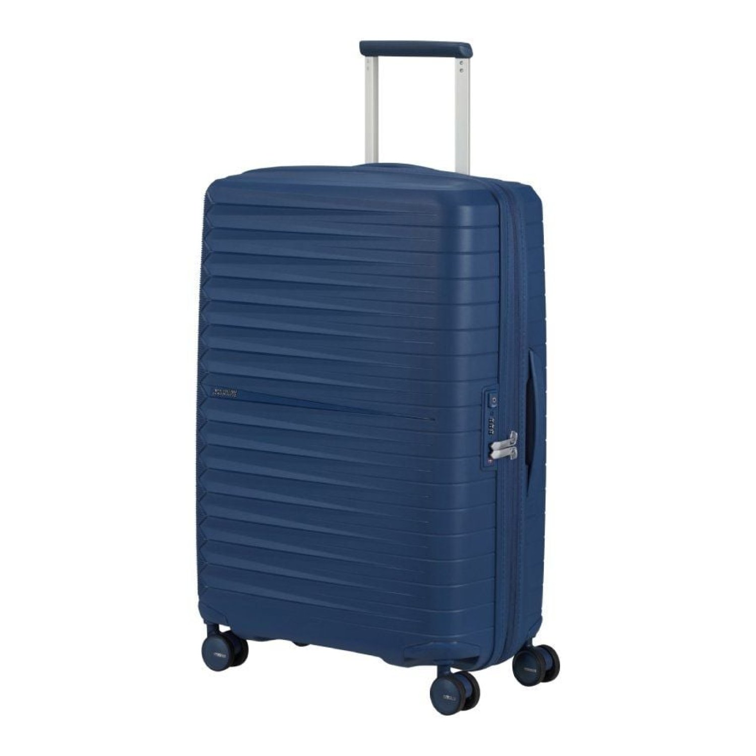 American Tourister FastForward Spinner · Maleta Mediana 68cm · Expansible · 4 Ruedas · Azul Marino