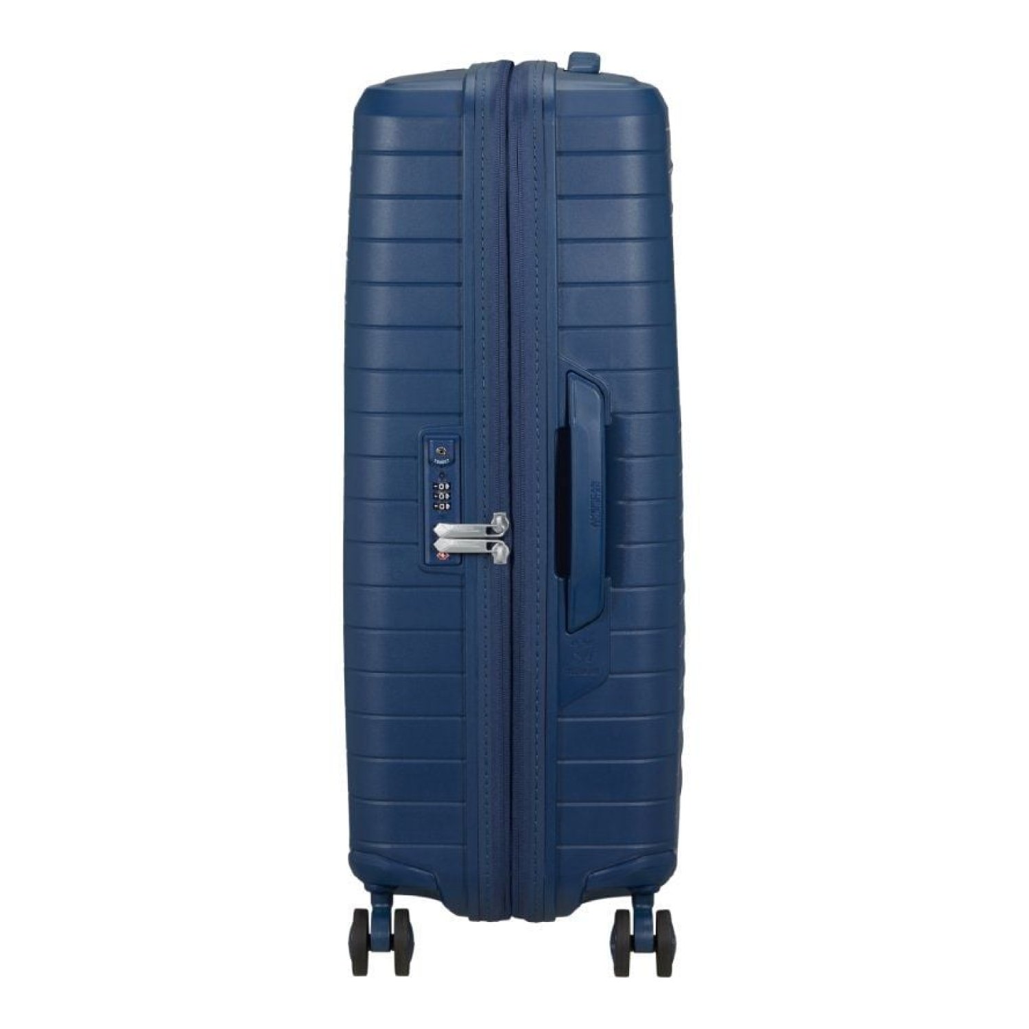 American Tourister FastForward Spinner · Maleta Mediana 68cm · Expansible · 4 Ruedas · Azul Marino