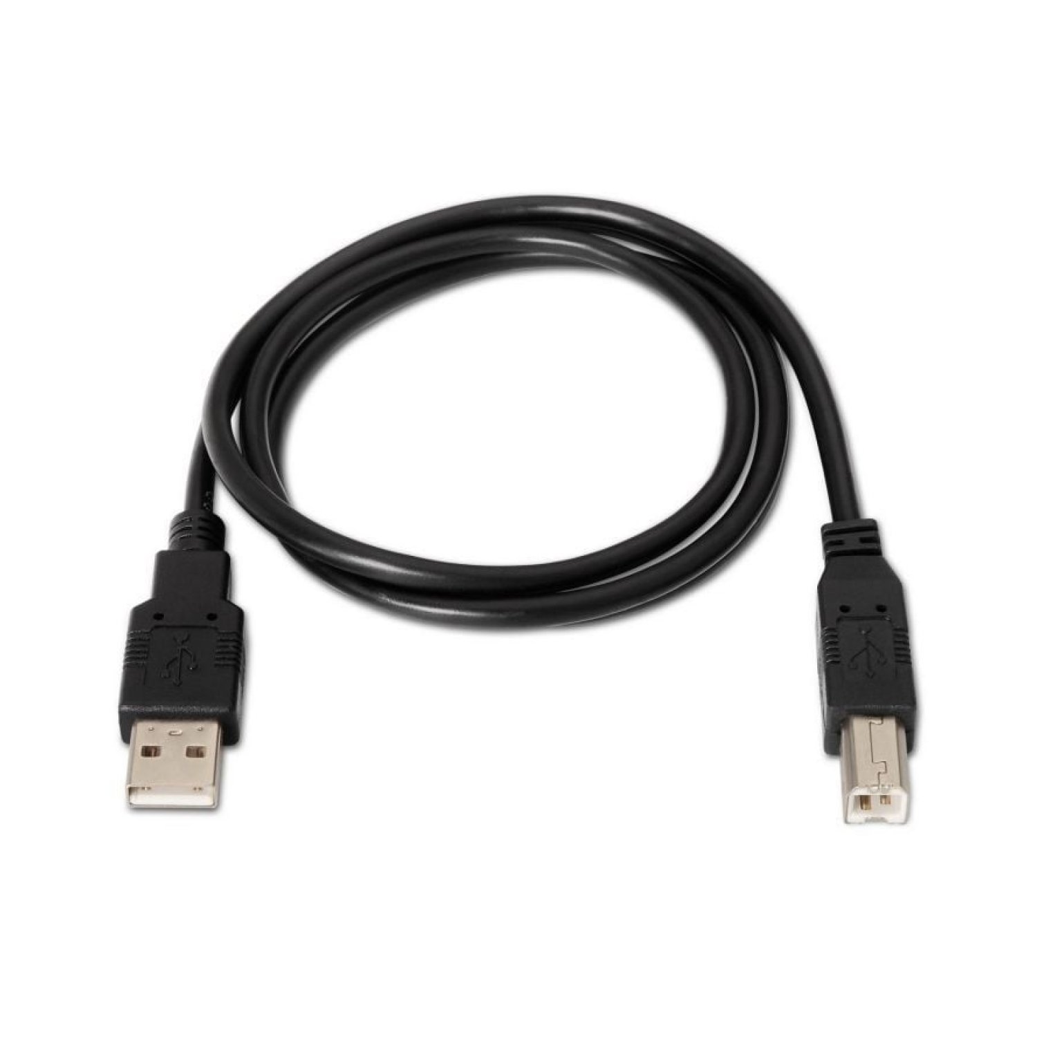 Aisens Cable USB 2.0 · USB Tipo-B Macho · 4,5m · Negro