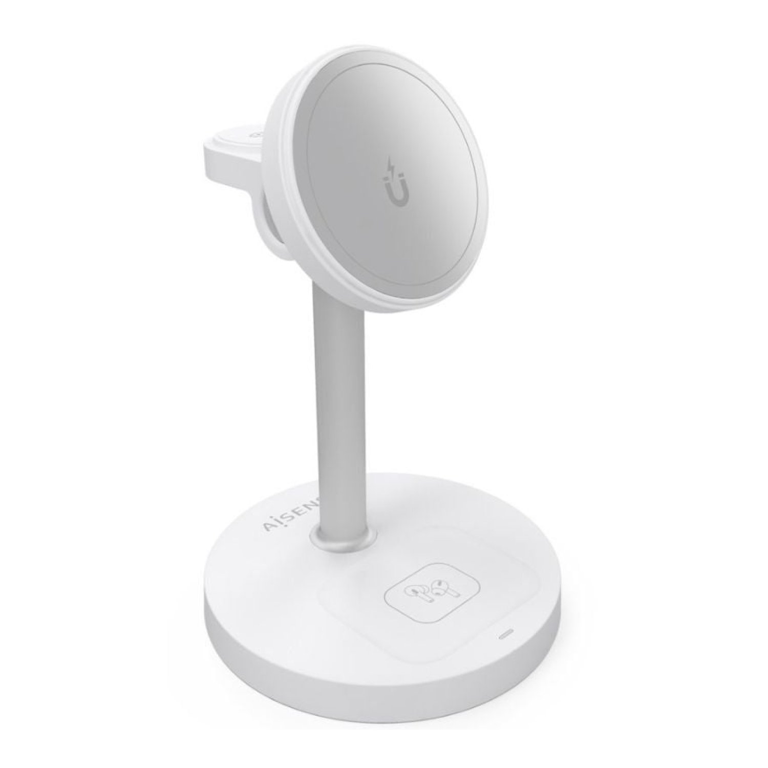 Aisens Base Carga Inalámbrica · 15W · Blanco