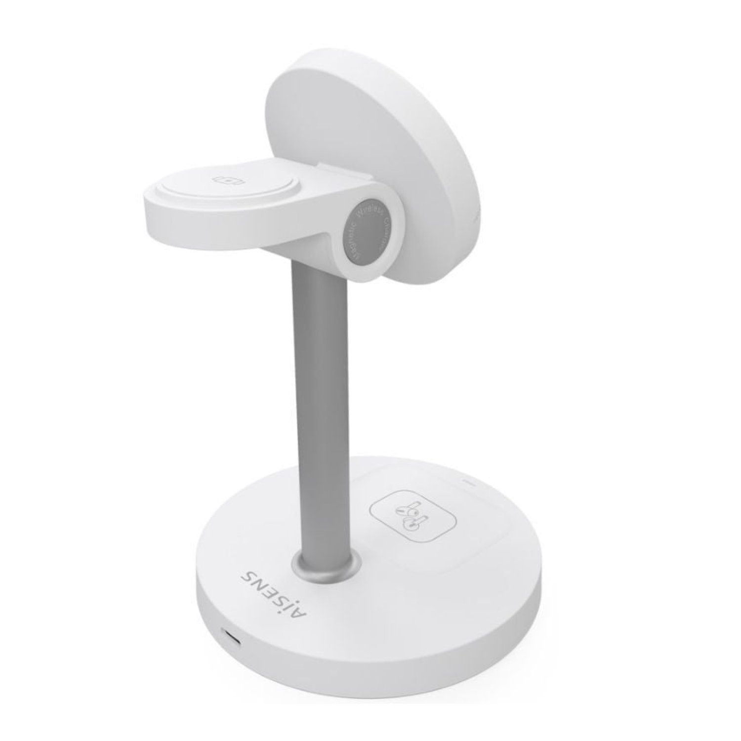 Aisens Base Carga Inalámbrica · 15W · Blanco