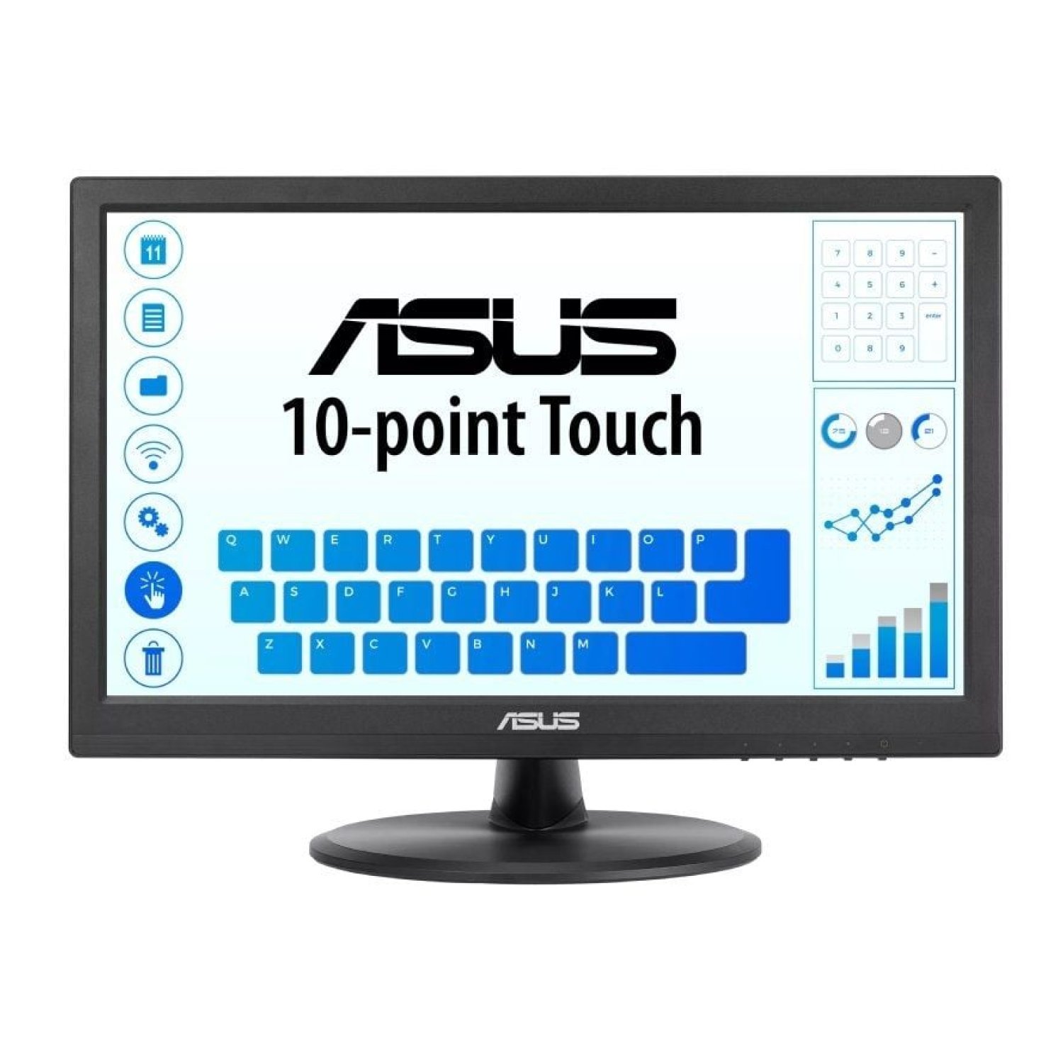 Asus VT169HE · Monitor Táctil 15,6" · Full HD · Negro