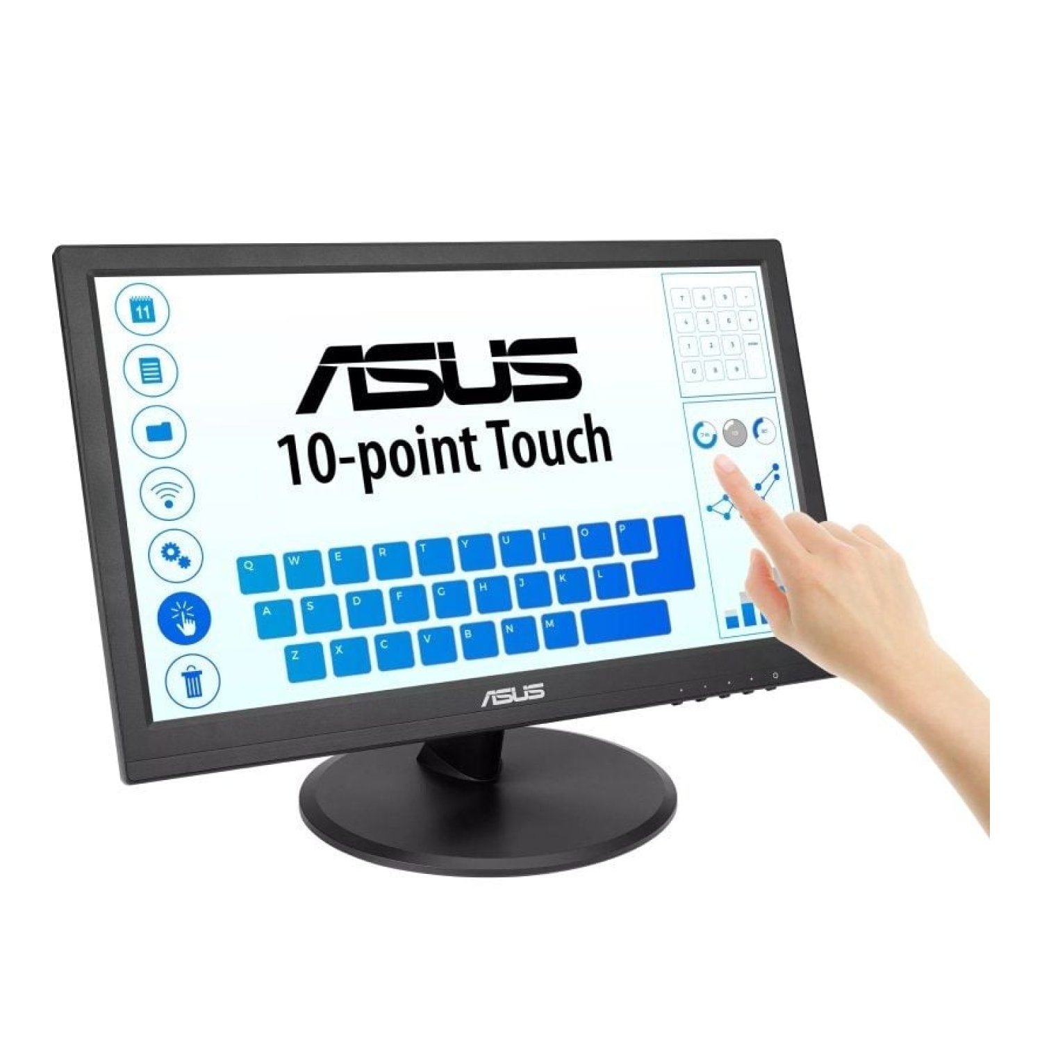 Asus VT169HE · Monitor Táctil 15,6" · Full HD · Negro