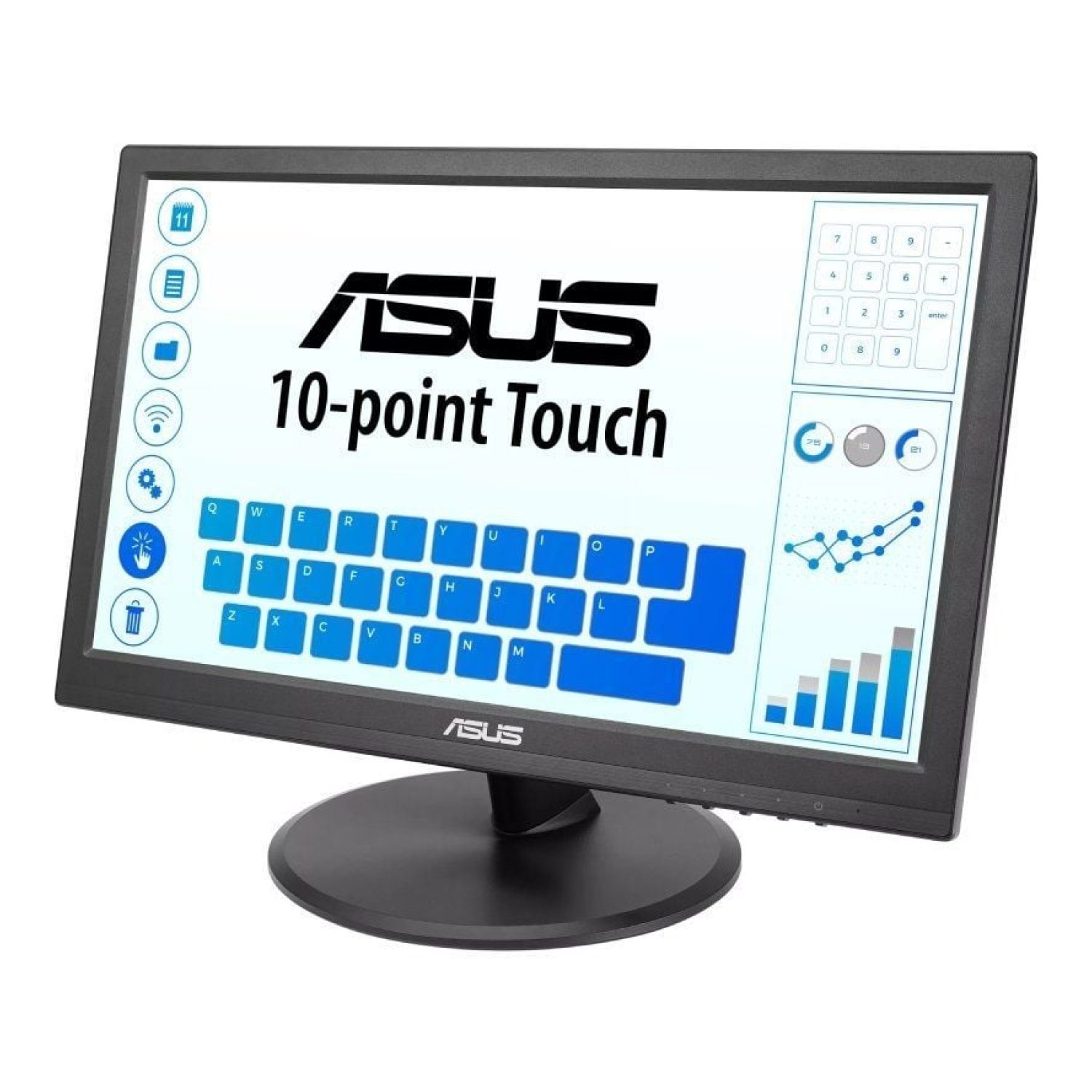 Asus VT169HE · Monitor Táctil 15,6" · Full HD · Negro