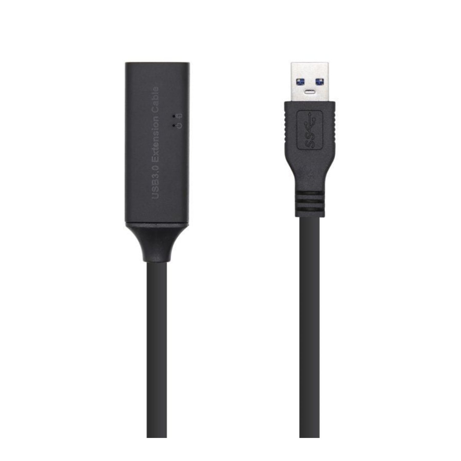 Aisens · Cable Alargador USB 3.0 · 5m · 625Mbps · Amplificador · Negro