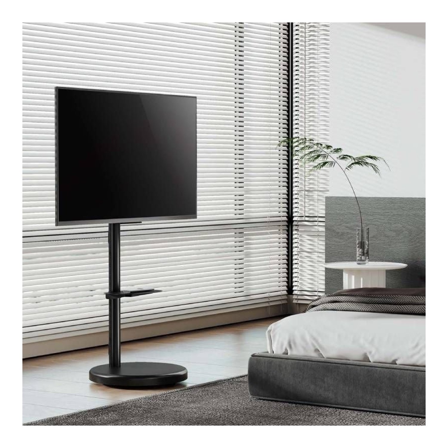 Aisens FT86TRE-303 · Soporte de Suelo con Ruedas · TV 37-86" · Hasta 50kg